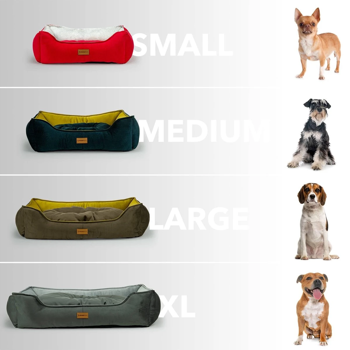 Primeplus Grote Hondenmand XL - Grijs - 100x80x20 CM - Orthopedische Hondenmanden - Hondenkussen 15 Primeplus Grote Hondenmand XL - Grijs - 100x80x20 CM - Orthopedische Hondenmanden - Hondenkussen - Afbeelding 15