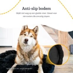 All 4 Pets Supply® Hondenmand Donut - Kattenmand - Maat XS - Geschikt Voor Honden/katten Tot 30 Cm - Hondenkussen - Zwart -Hondenbenodigdheden Korting 1200x1200 1137