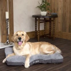 Scruffs Cosy - Comfortabel Hondenkussen In Grijs, Beige Of Karamel - Met Imitatie Suède Buitenvoering En Superzachte Binnenvoering - 100 X 70 Cm - Grijs -Hondenbenodigdheden Korting 1200x1200 1190