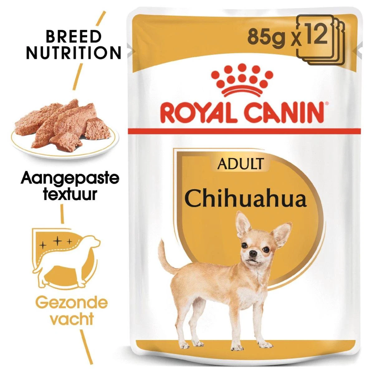 Royal Canin Chihuahua Pouch (12X85 GR) 2 Royal Canin Chihuahua Pouch (12X85 GR) - Afbeelding 2