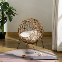 PawHut Kattenhuis Met Metalen Frame D30-442 11 PawHut Kattenhuis Met Metalen Frame D30-442 -Hondenbenodigdheden Korting 1200x1200 1209