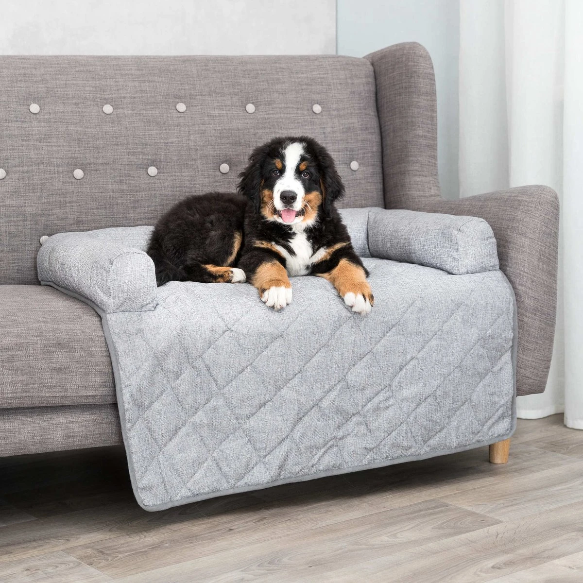 TRIXIE | Trixie Sofa Mand Nero Meubelbeschermer Grijs 8 TRIXIE | Trixie Sofa Mand Nero Meubelbeschermer Grijs - Afbeelding 8
