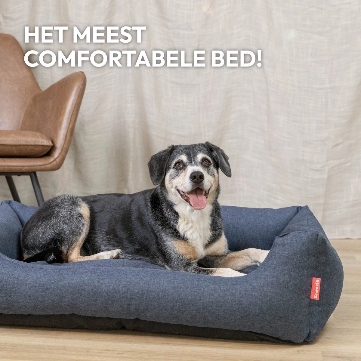 Snoozle Hondenmand - Zacht En Luxe Hondenkussen - Hondenbed - Wasbaar - Hondenmanden - 80 X 60cm 6 Snoozle Hondenmand - Zacht En Luxe Hondenkussen - Hondenbed - Wasbaar - Hondenmanden - 80 X 60cm - Afbeelding 6