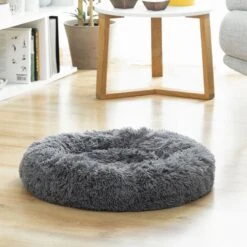 InnovaGoods - Dierenmand - 60cm - Hondenmand - Kattenmand - Fluffy - Anti Stress - Extra Zacht - Anti Slip - Grijs -Hondenbenodigdheden Korting 1200x1200 1283