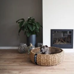 District 70 COCOON - Luxe Hondenmand Van Duurzaam Hoogwaardig Riet Met Zacht Kussen - Maten S/M/L - Large -Hondenbenodigdheden Korting 1200x1200 1299