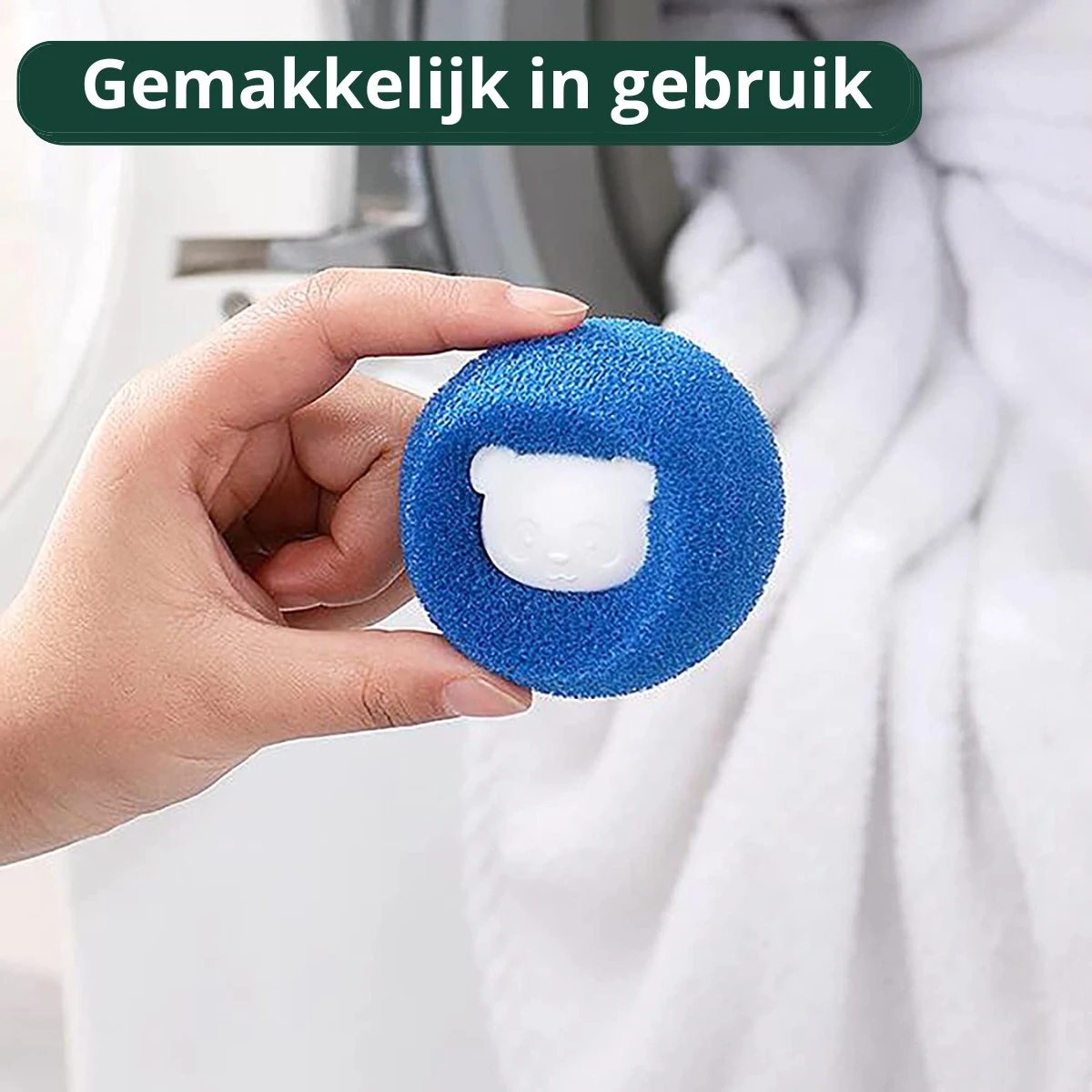 De Blaffende Kat Wasdrogerbollen - Droger Ballen - Huisdier Haarverwijderaar - 4 Wasbollen Voor Wasmachine En Droger 8 De Blaffende Kat Wasdrogerbollen - Droger Ballen - Huisdier Haarverwijderaar - 4 Wasbollen Voor Wasmachine En Droger - Afbeelding 8