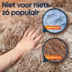 Happysnoots Hondenmand Met Rits - 80cm - Hondenbed - Donut Dog Bed - Fluffy - Grijs - Wasbaar -Hondenbenodigdheden Korting 1200x1200 1324