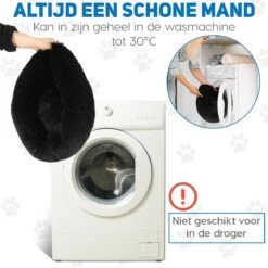 Pawzle Hondenmand - Donut Hondenkussen - Kattenmand - Bed Voor Honden & Katten - Wasbaar - 60cm - Zwart 11 Pawzle Hondenmand - Donut Hondenkussen - Kattenmand - Bed Voor Honden & Katten - Wasbaar - 60cm - Zwart -Hondenbenodigdheden Korting 1200x1200 1329