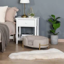 PawHut Huisdierenbank Hondenbank Kattenbank Zacht Rugleuning Metalen Poten Grijs D04-166 15 PawHut Huisdierenbank Hondenbank Kattenbank Zacht Rugleuning Metalen Poten Grijs D04-166 -Hondenbenodigdheden Korting 1200x1200 1337