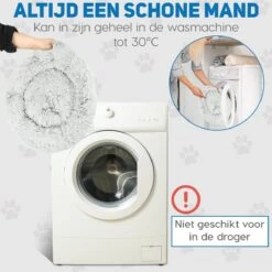 Pawzle Hondenmand - Donut Hondenkussen - Kattenmand - Bed Voor Honden & Katten - Wasbaar - 100cm - Grijs 10 Pawzle Hondenmand - Donut Hondenkussen - Kattenmand - Bed Voor Honden & Katten - Wasbaar - 100cm - Grijs -Hondenbenodigdheden Korting 1200x1200 1351