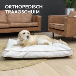 Snoozle Orthopedische Hondenmand - Zacht En Luxe Hondenkussen - Hondenbed - Wasbaar - Hondenmanden - 100 X 70 Cm - Stormy Grey -Hondenbenodigdheden Korting 1200x1200 1366
