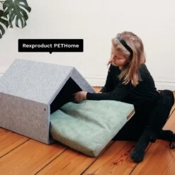 Rexproduct Hondenkussen - Hondenmand - Hondenbed Met Rits En Wasbaar - Manden & Kussens 90 X 110 CM - 0 Tot 80 Kg - SoftPet Groen -Hondenbenodigdheden Korting 1200x1200 1386