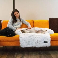 Zootic Fluffy Hondenkussen Hondenmand Hondenbed - Grijs 100 X 90 Cm -Hondenbenodigdheden Korting 1200x1200 1406