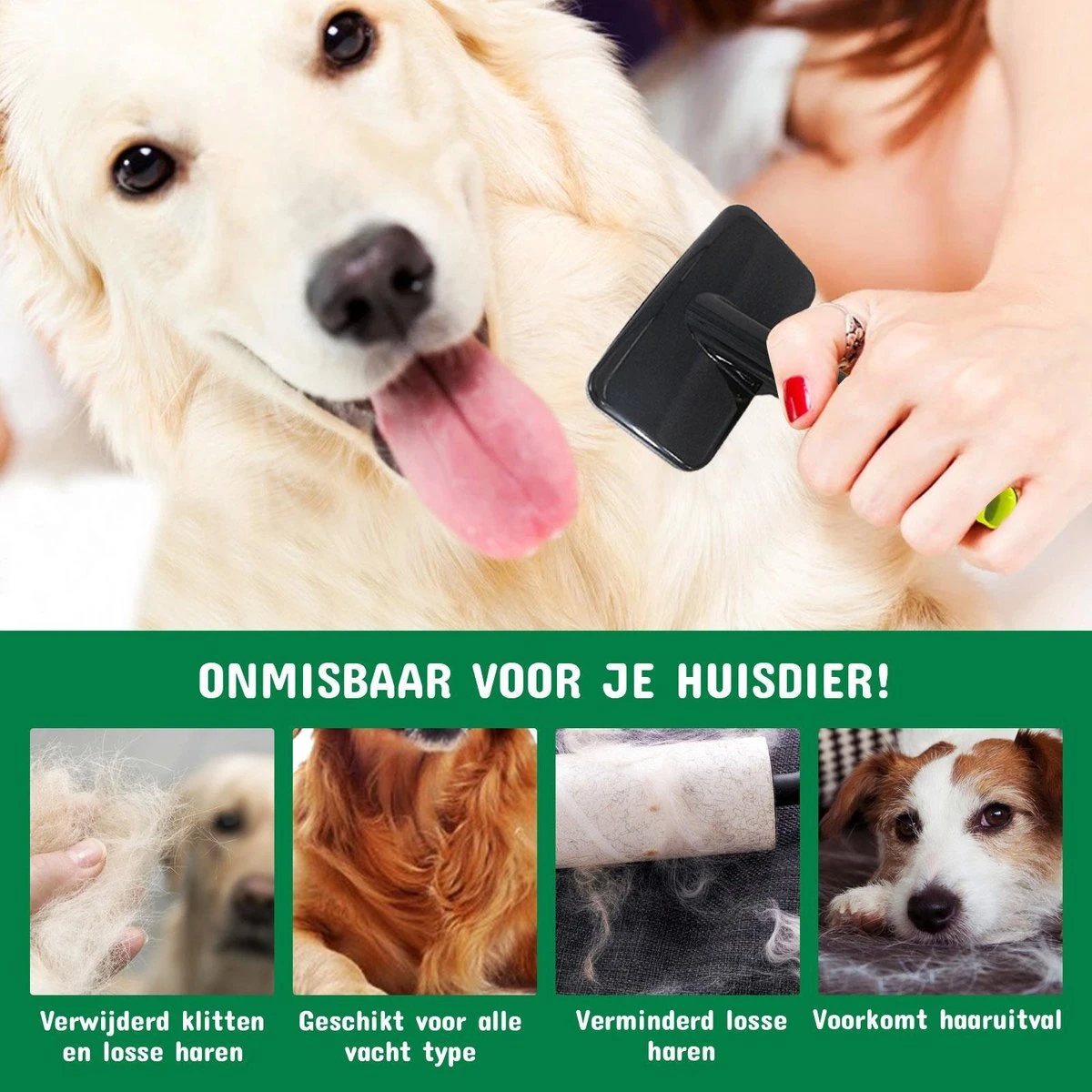 Mister Mill Professionele Set Honden Kattenborstel - Ondervachtkam Plus Slickerborstel 7 Mister Mill Professionele Set Honden Kattenborstel - Ondervachtkam Plus Slickerborstel - Afbeelding 7
