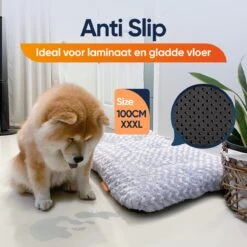 Happysnoots Hondenkussen 70 X 50cm - Hondenbed - Donut Dog Bed - Fluffy - Grijs - Wasbaar -Hondenbenodigdheden Korting 1200x1200 1471