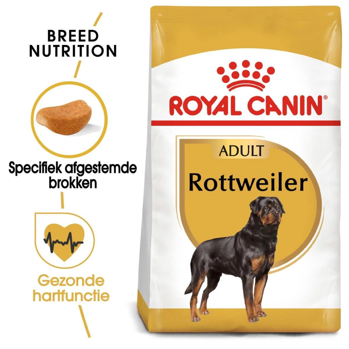 Royal Canin Rottweiler 12 KG 2 Royal Canin Rottweiler 12 KG - Afbeelding 2