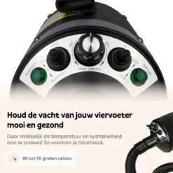 Captain Pup's Professionele Hondenföhn Met 4 Opzetstukken - Bijgeleverde Hondenborstel - Waterblazer Voor Honden - Zwart -Hondenbenodigdheden Korting 1200x1200 151