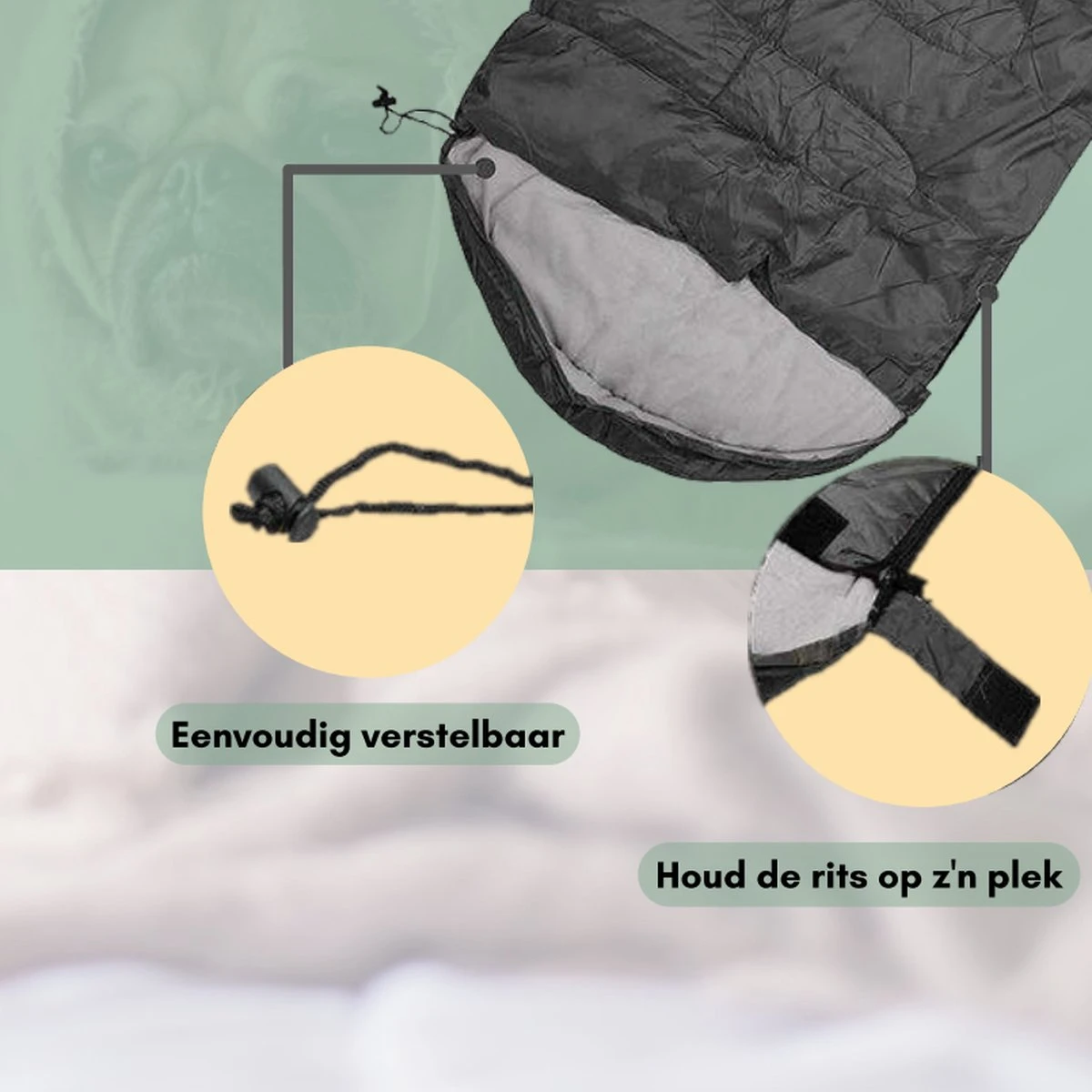 Bolobo | Hondenslaapzak - Dierenslaapzak - Hondencave - Hondenmand Cave - Cozy Cave - Slaapzak Hond - Hondenmand - Hondenkussen - Travelbag - Dentalsticks - Kampeerslaapzak 6 Bolobo | Hondenslaapzak - Dierenslaapzak - Hondencave - Hondenmand Cave - Cozy Cave - Slaapzak Hond - Hondenmand - Hondenkussen - Travelbag - Dentalsticks - Kampeerslaapzak - Afbeelding 6