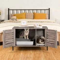 Houten Kattenhuis - Kattenkast Voor Binnen & Buiten - Kattenhok - Kattenhuisje Hout Met Deur En Gat - Hondenhok Voor Kleine Honden - 80 X 45 X 50.5 Cm 7 Houten Kattenhuis - Kattenkast Voor Binnen & Buiten - Kattenhok - Kattenhuisje Hout Met Deur En Gat - Hondenhok Voor Kleine Honden - 80 X 45 X 50.5 Cm -Hondenbenodigdheden Korting 1200x1200 1561