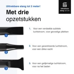 Vivid Green Waterblazer Met 3 Opzetstukken - Hondenfohn - Voor Honden - Met Geluiddemper - 2800W 15 Vivid Green Waterblazer Met 3 Opzetstukken - Hondenfohn - Voor Honden - Met Geluiddemper - 2800W -Hondenbenodigdheden Korting 1200x1200 158