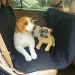 Merkloos Hondendeken / Hondenkleed / Beschermhoes - Voor In De Auto Achterbank Of Kofferbak - 137x147 Cm - Beschermhoes - Waterdicht - Zwart -Hondenbenodigdheden Korting 1200x1200 1600