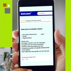 1FORME Hondenriem 15-30kg - Sliplijn Hond REFLECTEREND 2m, Ø 1.2cm - Jachtlijn 2 Ergonomische Handvaten - Dubbel Stop -Hondenbenodigdheden Korting 1200x1200 1656