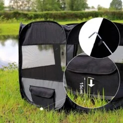 Meisterpet - XXL Opvouwbare Puppyren - 130 X 130 X 60 Cm - Met Gratis Dieren Verzorging Set T.w.v. €19.99 -Hondenbenodigdheden Korting 1200x1200 1781