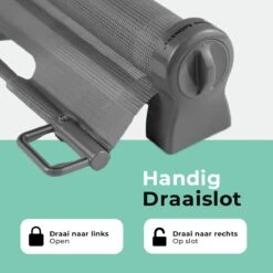 Château Animaux® - Tot 180cm Breed Traphekje Oprolbaar Hond - Stijlvolle Oplossing - Dieren Hek - Honden Hek -Hondenbenodigdheden Korting 1200x1200 1785