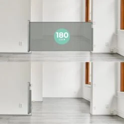 Château Animaux® - Tot 180cm Breed Traphekje Oprolbaar Hond - Stijlvolle Oplossing - Dieren Hek - Honden Hek -Hondenbenodigdheden Korting 1200x1200 1786