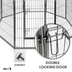 MaxxPet Puppyren - Hondenbench - Hondenren- Puppyren Met 8 Kennelpanelen - Staal -80 X 100 Cm Ø 210 Cm 11 MaxxPet Puppyren - Hondenbench - Hondenren- Puppyren Met 8 Kennelpanelen - Staal -80 X 100 Cm Ø 210 Cm -Hondenbenodigdheden Korting 1200x1200 1834