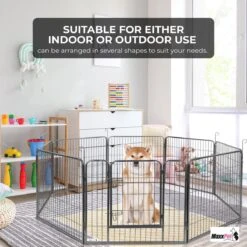 MaxxPet Puppyren - Hondenbench - Hondenren- Puppyren Met 8 Kennelpanelen - Staal -80 X 100 Cm Ø 210 Cm 13 MaxxPet Puppyren - Hondenbench - Hondenren- Puppyren Met 8 Kennelpanelen - Staal -80 X 100 Cm Ø 210 Cm -Hondenbenodigdheden Korting 1200x1200 1835