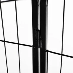 Merkloos Hondenren - Puppyren - Hondenkennel - 8 Kennelpanelen - Staal - 80 Cm Hoog - 640 Cm Omtrek - Uitbreidbaar -Hondenbenodigdheden Korting 1200x1200 1858