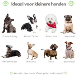 Paws & Claws - Hondenhek Deurhekje - Dog Barrier - 154,5 X 61 Cm - Opvouwbaar - Zwart -Hondenbenodigdheden Korting 1200x1200 1870