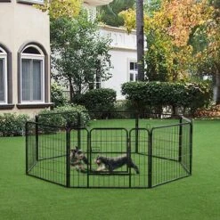 ACAZA Hondenren In 8 Panelen - Hondenkennel - Met Deur - 60 Cm Hoogte - Zwart 15 ACAZA Hondenren In 8 Panelen - Hondenkennel - Met Deur - 60 Cm Hoogte - Zwart -Hondenbenodigdheden Korting 1200x1200 1887