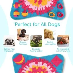 Nobleza Snuffelmat - Speelmat - Hondenspeelgoed - Fleece - Snackmat - 70 X 70 Cm -Hondenbenodigdheden Korting 1200x1200 1914