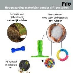 Filo Honden Speelgoed Set 14 Stuks - Hondenspeeltjes Knuffel - Hondenbal - Flostouw - Bot - Frisbee - Hondentouw - Hondenspeelgoed Intelligentie - Kauwspeelgoed Hond En Puppy - Bijtspeelgoed Hondenknuffel - Hondenspeeltje Met Piep -Hondenbenodigdheden Korting 1200x1200 1918