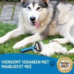 Woodoro 2-Zijdige Kattenkam Voor Ondervacht - Voorkomt Haaruitval - Verwijdert Klitten -Hondenbenodigdheden Korting 1200x1200 192