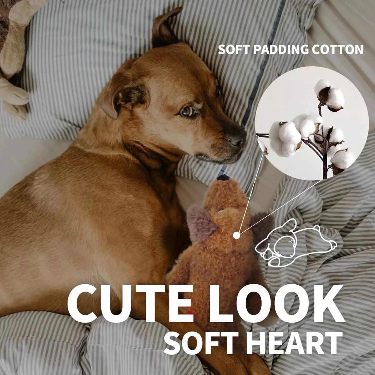 Merkloos Hondenknuffel - Puppyknuffel Met Hartslag - Knuffel Met Hartslag - Antistress Hond - Hondenspeelgoed 7 Merkloos Hondenknuffel - Puppyknuffel Met Hartslag - Knuffel Met Hartslag - Antistress Hond - Hondenspeelgoed - Afbeelding 7