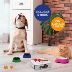 Vulpes Pets® PRO Praatknop Voor Honden - Dogbuttons - Laat Uw Huisdier Spreken - Hondenspeelgoed - Honden Training - Incl. E-Book & Trainingsstickers -Hondenbenodigdheden Korting 1200x1200 1958