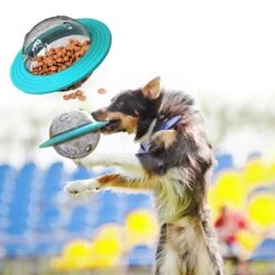 Merkloos Hondenspeeltje UFO Blauw Geschikt Voor Puppy's Tot En Met Grote Honden - Honden Speelgoed - Anti Bijt Speelgoed - Voerbal - Honden Speelgoed Intelligentie - Bijtspeelgoed - Interactieve Hond - Hondenspeeltjes - Traingsbal - Sterk Materiaal - Blauw -Hondenbenodigdheden Korting 1200x1200 1967