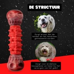 Kauwbot Hond Extra Sterk Kauwspeelgoed Melk Geur Smaak Honden Speelgoed - Rood Wit - Dutchwide -Hondenbenodigdheden Korting 1200x1200 1971