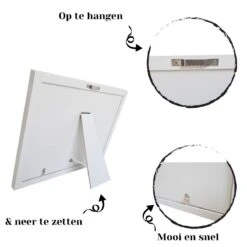 NOVOB® Fotolijst Met Inktafdruk - Pootafdruk Hond - Contactloos - Paw Print - Hondenspeelgoed - Afdruk Huisdier - Cadeau - 23.5 X 29 Cm | Wit 9 NOVOB® Fotolijst Met Inktafdruk - Pootafdruk Hond - Contactloos - Paw Print - Hondenspeelgoed - Afdruk Huisdier - Cadeau - 23.5 X 29 Cm | Wit -Hondenbenodigdheden Korting 1200x1200 1977