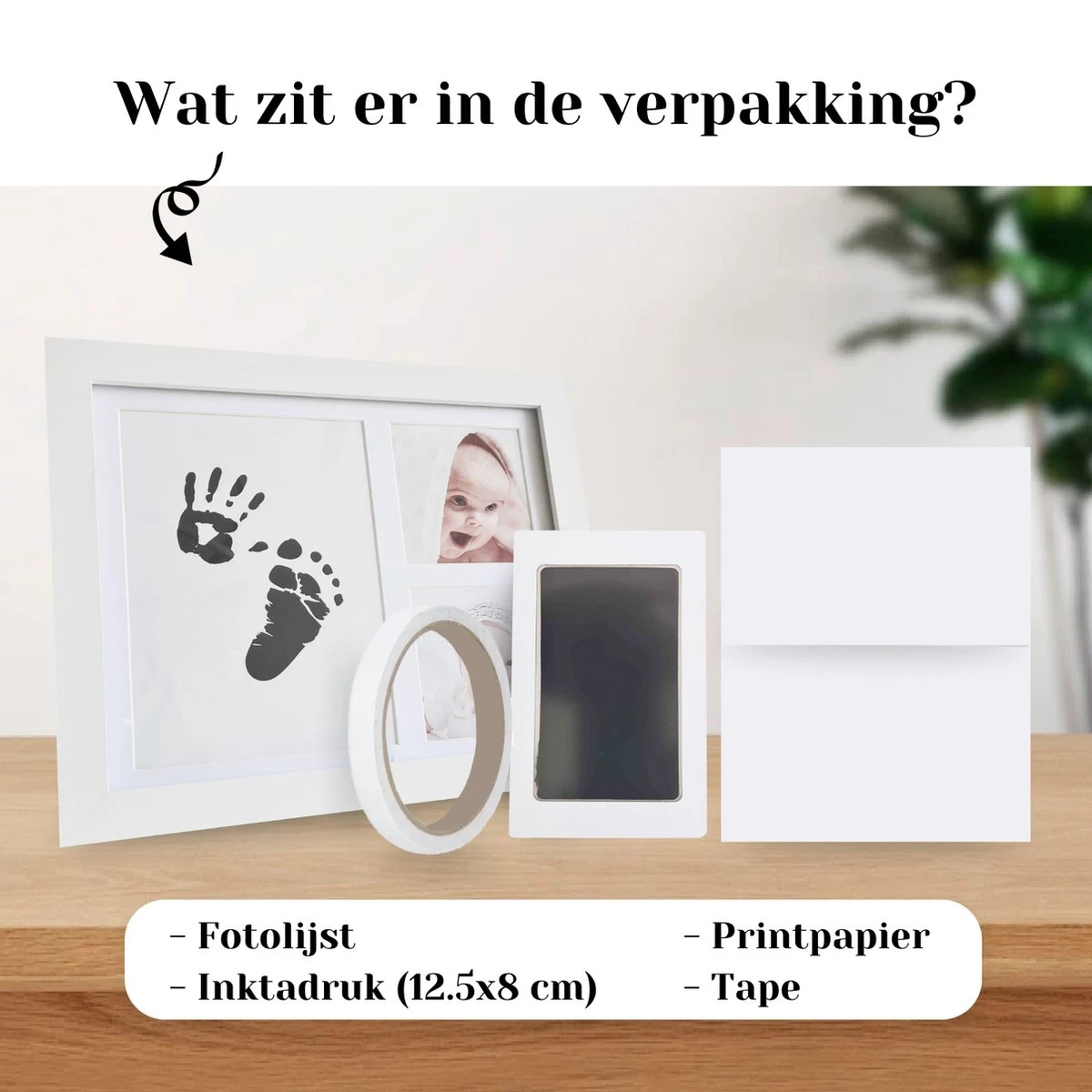 NOVOB® Fotolijst Met Inktafdruk - Pootafdruk Hond - Contactloos - Paw Print - Hondenspeelgoed - Afdruk Huisdier - Cadeau - 23.5 X 29 Cm | Wit 7 NOVOB® Fotolijst Met Inktafdruk - Pootafdruk Hond - Contactloos - Paw Print - Hondenspeelgoed - Afdruk Huisdier - Cadeau - 23.5 X 29 Cm | Wit - Afbeelding 7