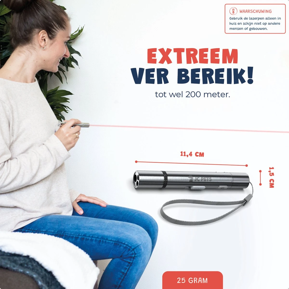Laserpen - USB Oplaadbaar - Kattenspeeltjes - 7 Verschillende Standen - Laserlampje - RVS Zilver - Laser Pointer 3 Laserpen - USB Oplaadbaar - Kattenspeeltjes - 7 Verschillende Standen - Laserlampje - RVS Zilver - Laser Pointer - Afbeelding 3