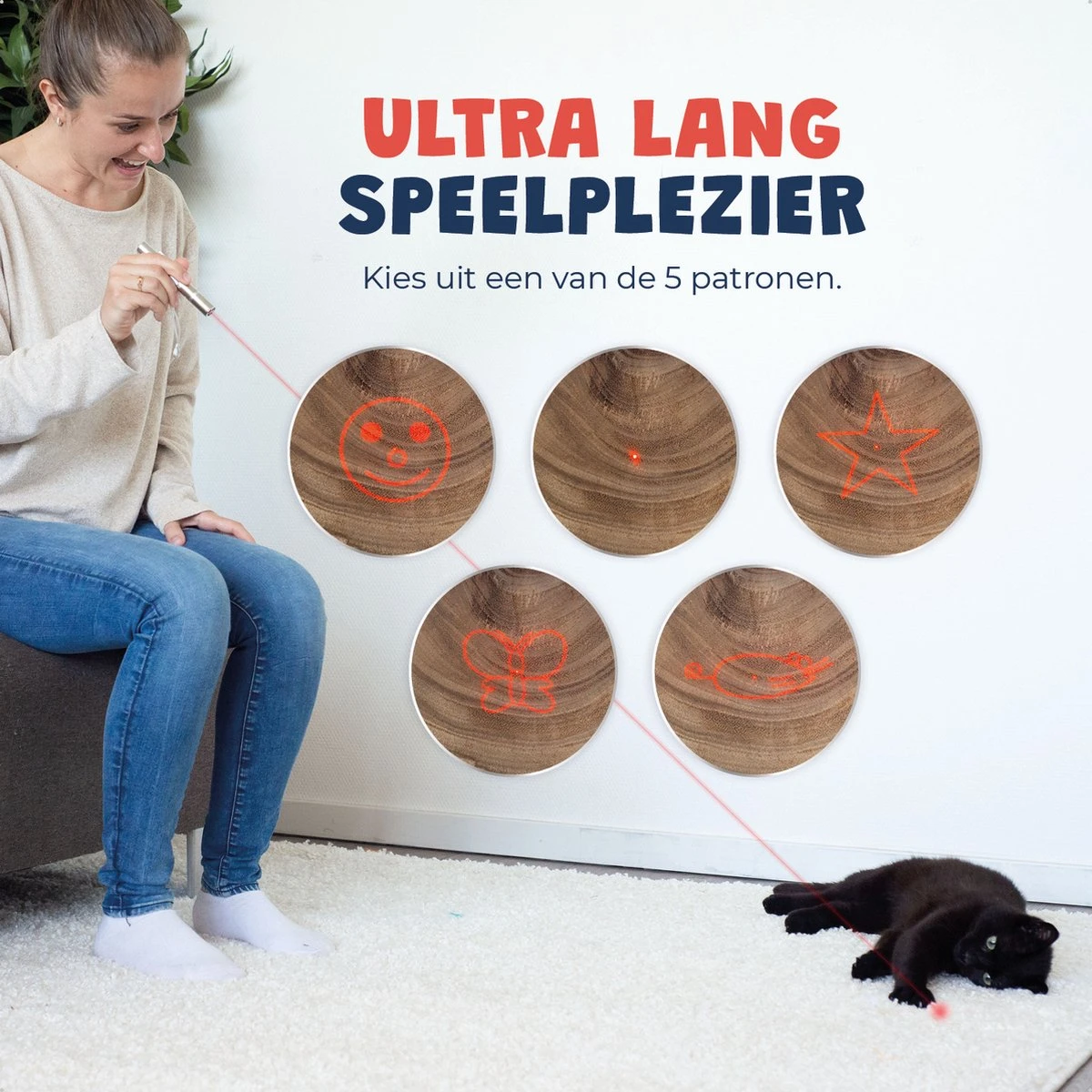 Laserpen - USB Oplaadbaar - Kattenspeeltjes - 7 Verschillende Standen - Laserlampje - RVS Zilver - Laser Pointer 8 Laserpen - USB Oplaadbaar - Kattenspeeltjes - 7 Verschillende Standen - Laserlampje - RVS Zilver - Laser Pointer - Afbeelding 8