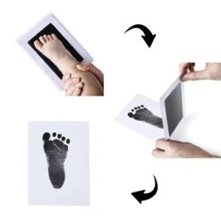 NOVOB® Inktafdruk Maat S (12.5x8cm) - Voetafdruk Baby - Handafdruk Baby - Pootafdruk Hond | Voor Baby Of Huisdieren (+/- 20kg) -Hondenbenodigdheden Korting 1200x1200 2043