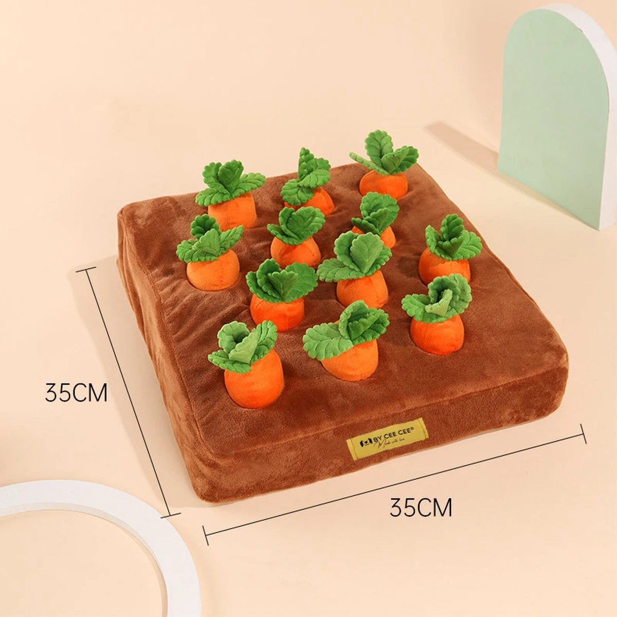 Snuffelmat Hond – Denkspel Hond – Honden Speelgoed – Hondenspel – Wortelveld 2 Snuffelmat Hond – Denkspel Hond – Honden Speelgoed – Hondenspel – Wortelveld - Afbeelding 2