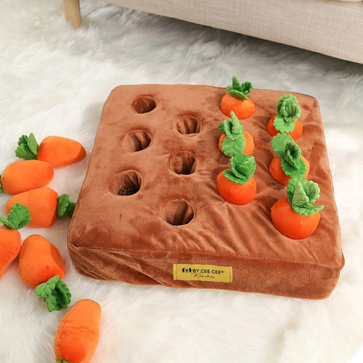 Snuffelmat Hond – Denkspel Hond – Honden Speelgoed – Hondenspel – Wortelveld 6 Snuffelmat Hond – Denkspel Hond – Honden Speelgoed – Hondenspel – Wortelveld - Afbeelding 6