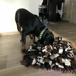 Snuffelplezier - Snuffelkussen Maat L Bruin/Zwart/Crème