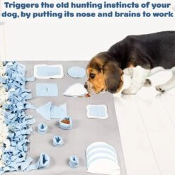 Snuffelmat Hond - Likmat Hond - Honden Speelgoed Intelligentie - Anti Schrokbak Hond - Honden Speeltjes - 100cmx100cm -Hondenbenodigdheden Korting 1200x1200 2085